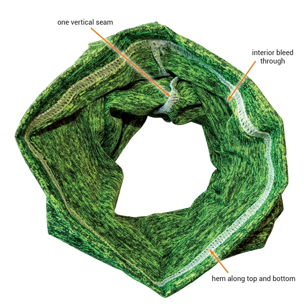 10" x14" Premium Multifunctional Headwear... from ASI 80228 Quinn