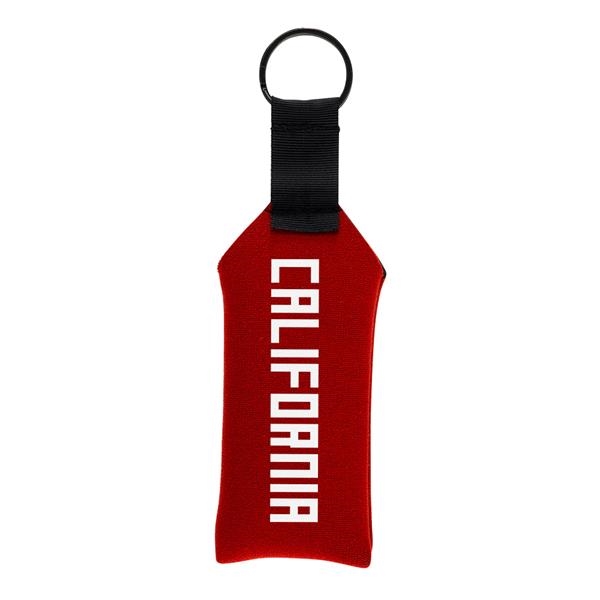 5/8" x 4" neoprene key chain with metal split key ring... from ASI 88060 Snugz/USA Inc / SnugZ USA®
