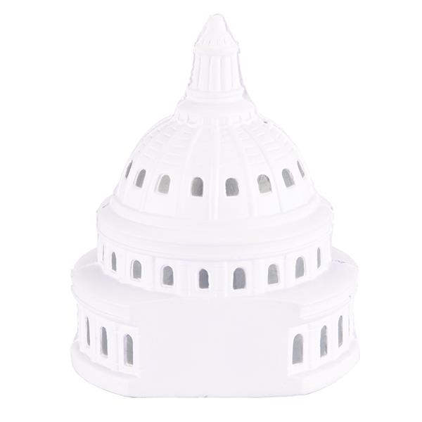 Capitol dome shaped  stress reliever made of polyurethane foam; customization... from ASI 79530 Prime Line / Jetline