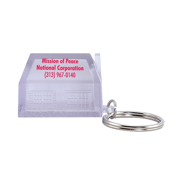 House shaped key tag, offered in several translucent colors.... from ASI 62190 Illini