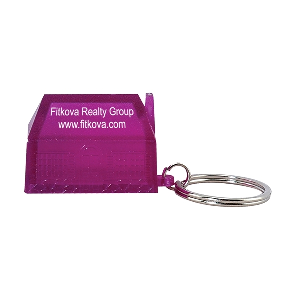 House shaped key tag, offered in several translucent colors.... from ASI 62190 Illini