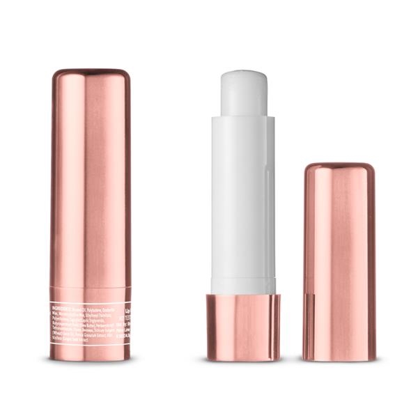 2.75" x .75" ABS plastic tube of vanilla-scented lip balm.... from ASI 79530 Prime Line