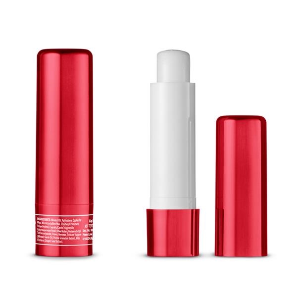 2.75" x .75" ABS plastic tube of vanilla-scented lip balm.... from ASI 79530 Prime Line