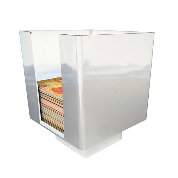 4.4" x 4.4" x 5.4" white plastic bar top caddy for... from ASI 62677 iline PROMO (The Innovative Line) / iline IMPORTS