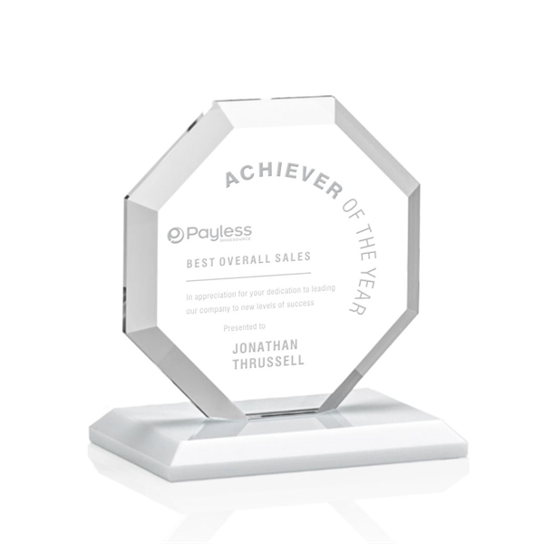 The Layland Award features a beautifully beveled Starfire Crystal Octagon mounted... from ASI 84592 St Regis Group / St Regis