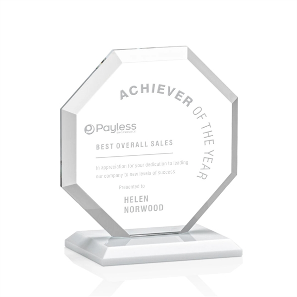 The Layland Award features a beautifully beveled Starfire Crystal Octagon mounted... from ASI 84592 St Regis Group / St Regis