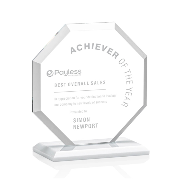 The Layland Award features a beautifully beveled Starfire Crystal Octagon mounted... from ASI 84592 St Regis Group / St Regis