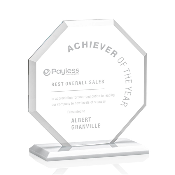 The Layland Award features a beautifully beveled Starfire Crystal Octagon mounted... from ASI 84592 St Regis Group / St Regis