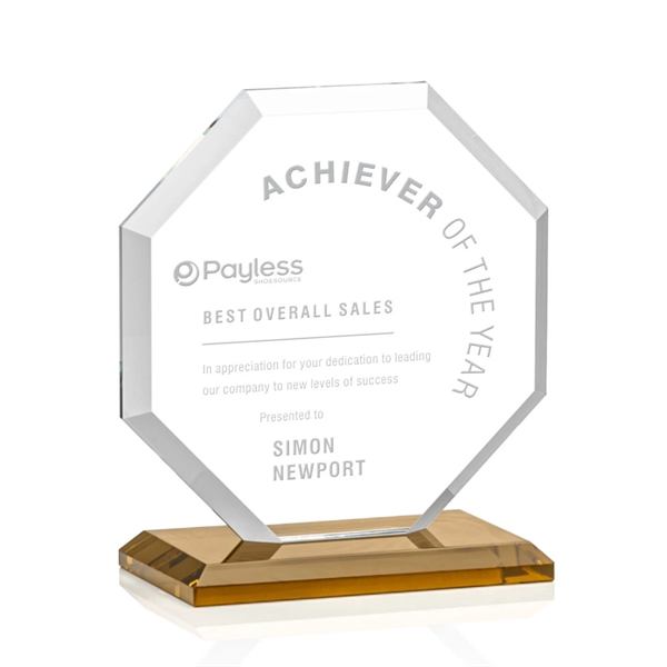 The Layland Award features a beautifully beveled Starfire Crystal Octagon mounted... from ASI 84592 St Regis Group / St Regis