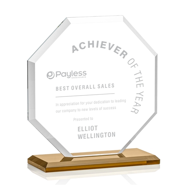 The Layland Award features a beautifully beveled Starfire Crystal Octagon mounted... from ASI 84592 St Regis Group / St Regis