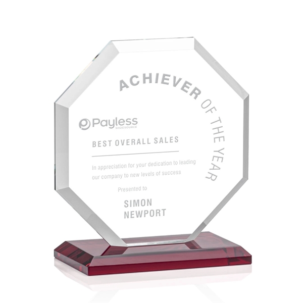 The Layland Award features a beautifully beveled Starfire Crystal Octagon mounted... from ASI 84592 St Regis Group / St Regis