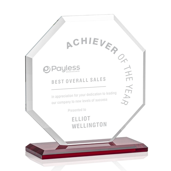 The Layland Award features a beautifully beveled Starfire Crystal Octagon mounted... from ASI 84592 St Regis Group / St Regis