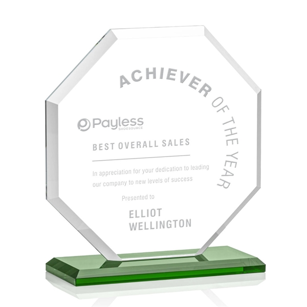 The Layland Award features a beautifully beveled Starfire Crystal Octagon mounted... from ASI 84592 St Regis Group / St Regis