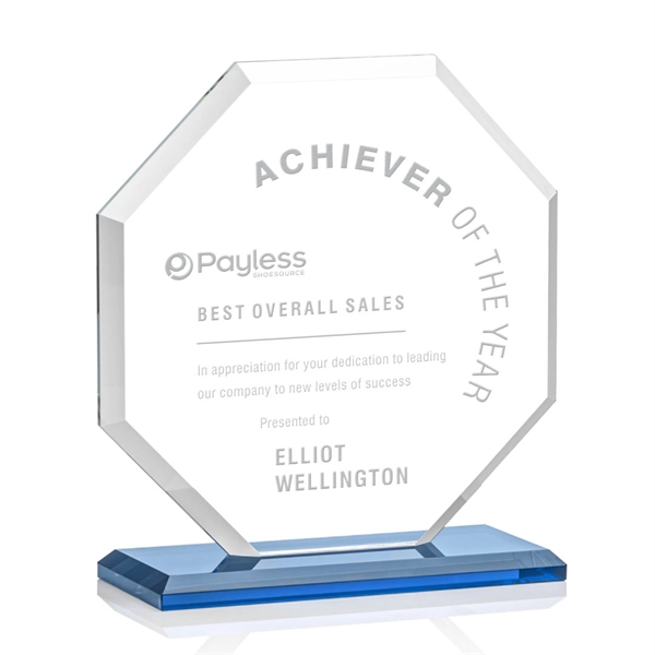 The Layland Award features a beautifully beveled Starfire Crystal Octagon mounted... from ASI 84592 St Regis Group / St Regis