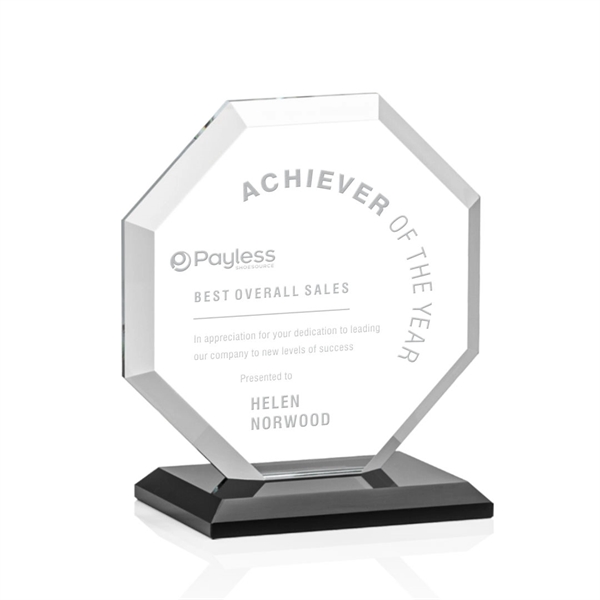 The Layland Award features a beautifully beveled Starfire Crystal Octagon mounted... from ASI 84592 St Regis Group / St Regis