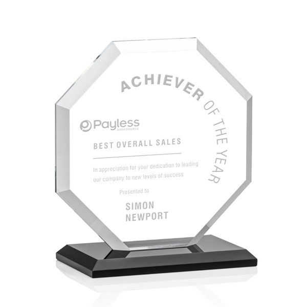 The Layland Award features a beautifully beveled Starfire Crystal Octagon mounted... from ASI 84592 St Regis Group / St Regis