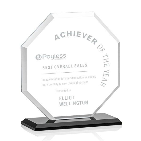 The Layland Award features a beautifully beveled Starfire Crystal Octagon mounted... from ASI 84592 St Regis Group / St Regis