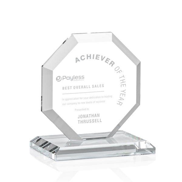 The Layland Award features a beautifully beveled Starfire Crystal Octagon mounted... from ASI 84592 St Regis Group / St Regis