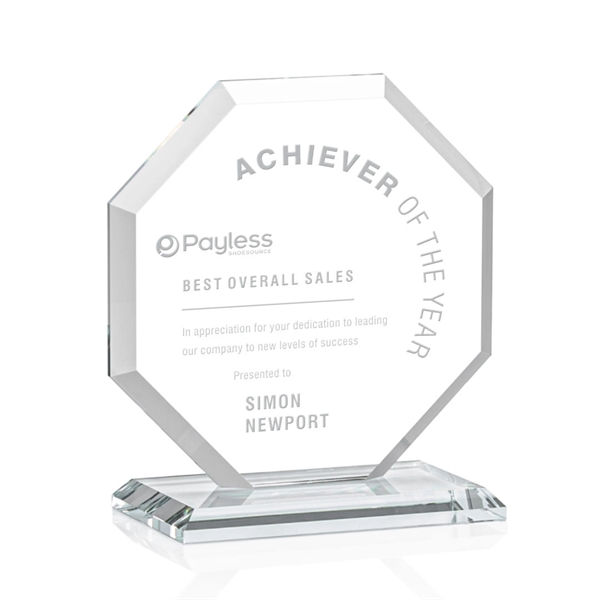 The Layland Award features a beautifully beveled Starfire Crystal Octagon mounted... from ASI 84592 St Regis Group / St Regis