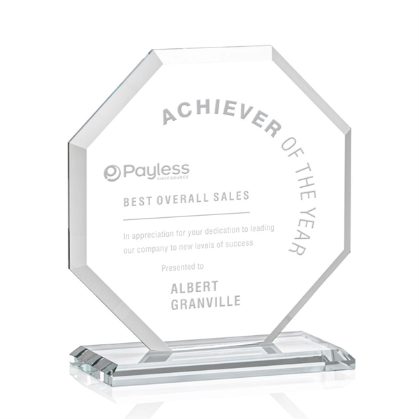 The Layland Award features a beautifully beveled Starfire Crystal Octagon mounted... from ASI 84592 St Regis Group / St Regis