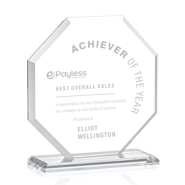 The Layland Award features a beautifully beveled Starfire Crystal Octagon mounted... from ASI 84592 St Regis Group / St Regis