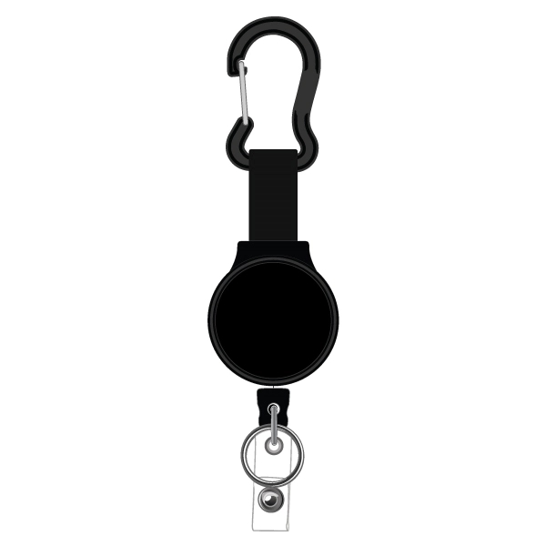 Heavy Duty Badge Reel comes with carabiner.... from ASI 64635 KEY-BAK Promotional Products