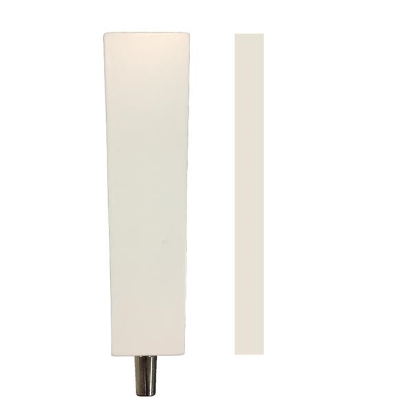 Tap handle made of white composite board with brass connector and... from ASI 62677 iline PROMO (The Innovative Line) / iline (The Innovative Line)