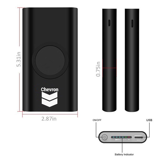 Wireless Charger Power Bank 10000mAh.... from ASI 34046 Allcasion Travelware Co