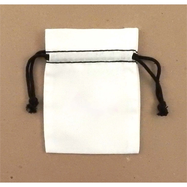 Cotton Double Drawstring Bag with unfinished interior seams.... from ASI 41630 Brave USA