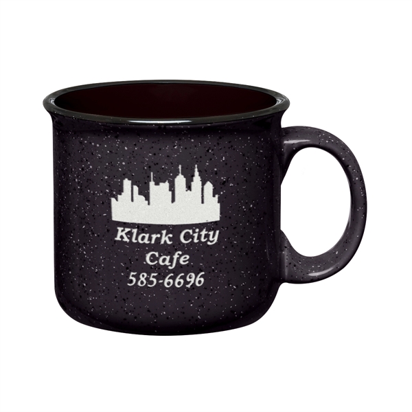 15 oz. ceramic campfire mug with retro granite design.... from ASI 61125 Hit Promotional Products / Hit®