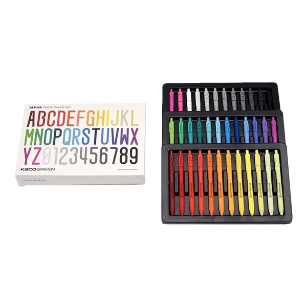 Kaco Alphabet and Number Pen Gift Set... from ASI 31517 Admart Products / Admart Line