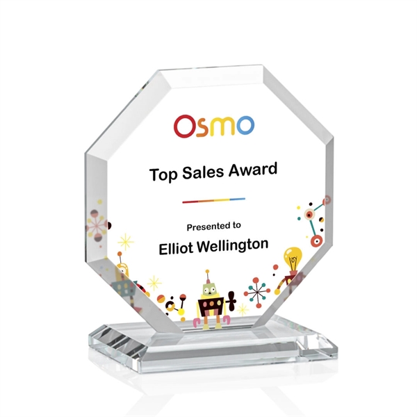 The Layland Award features a beautifully beveled Starfire Crystal Octagon mounted... from ASI 84592 St Regis Group / St Regis