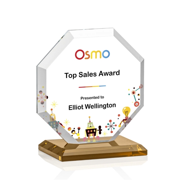 The Layland Award features a beautifully beveled Starfire Crystal Octagon mounted... from ASI 84592 St Regis Group / St Regis