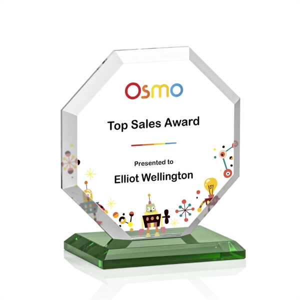 The Layland Award features a beautifully beveled Starfire Crystal Octagon mounted... from ASI 84592 St Regis Group / St Regis