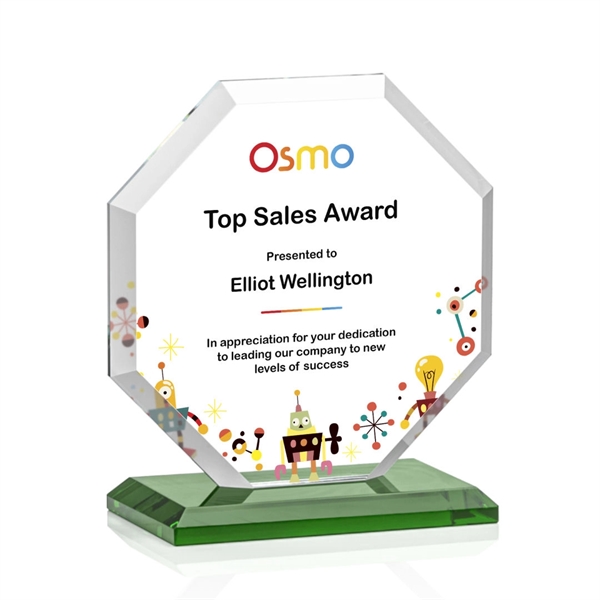 The Layland Award features a beautifully beveled Starfire Crystal Octagon mounted... from ASI 84592 St Regis Group / St Regis