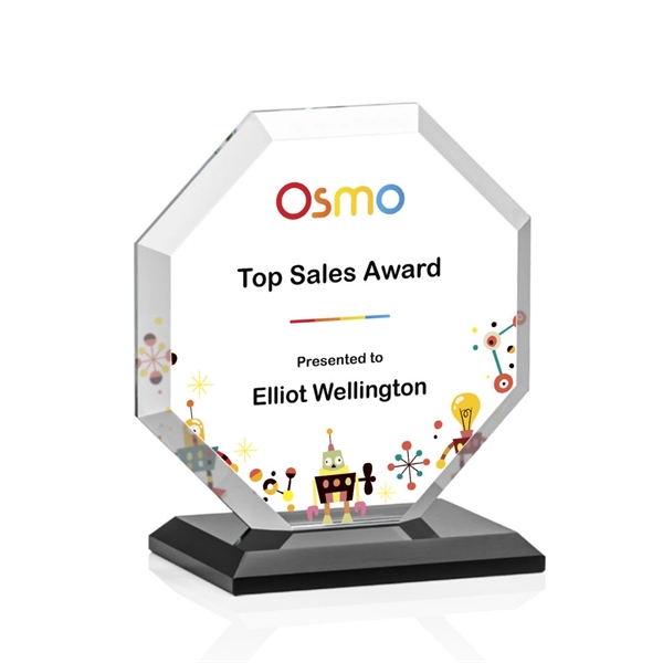 The Layland Award features a beautifully beveled Starfire Crystal Octagon mounted... from ASI 84592 St Regis Group / St Regis