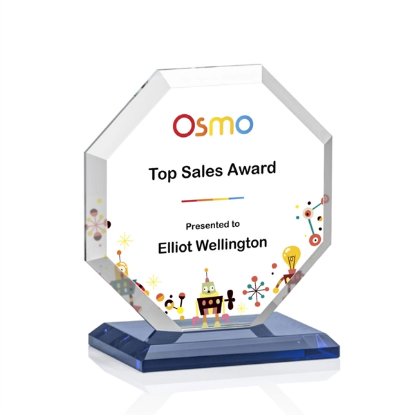 The Layland Award features a beautifully beveled Starfire Crystal Octagon mounted... from ASI 84592 St Regis Group / St Regis