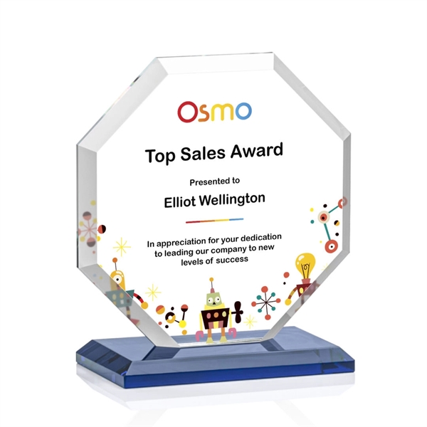 The Layland Award features a beautifully beveled Starfire Crystal Octagon mounted... from ASI 84592 St Regis Group / St Regis