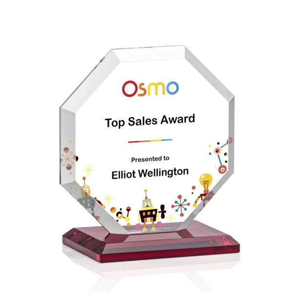 The Layland Award features a beautifully beveled Starfire Crystal Octagon mounted... from ASI 84592 St Regis Group / St Regis