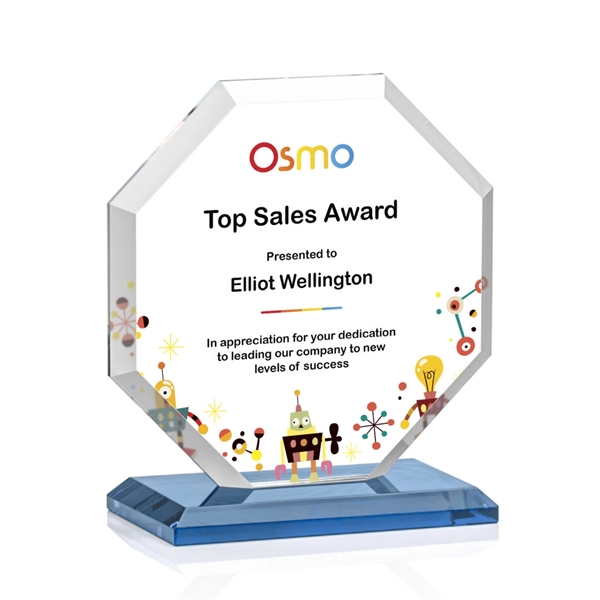 The Layland Award features a beautifully beveled Starfire Crystal Octagon mounted... from ASI 84592 St Regis Group / St Regis