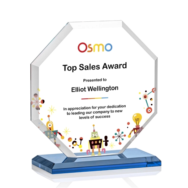 The Layland Award features a beautifully beveled Starfire Crystal Octagon mounted... from ASI 84592 St Regis Group / St Regis