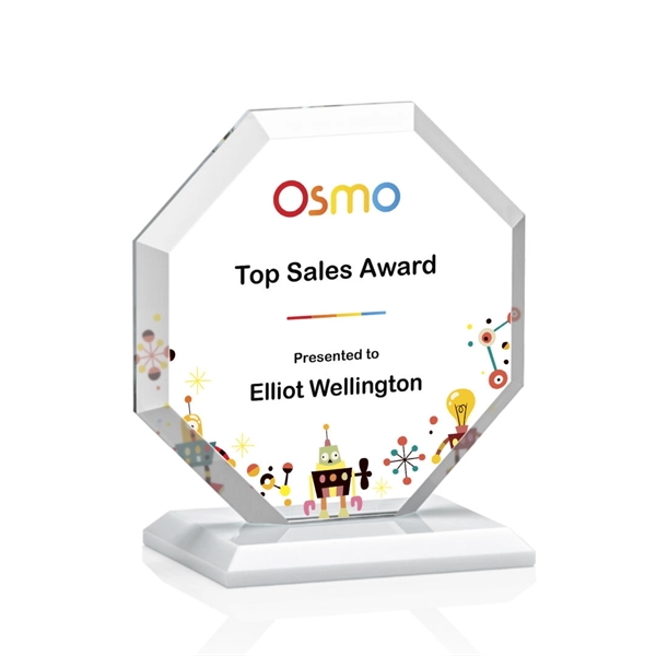 The Layland Award features a beautifully beveled Starfire Crystal Octagon mounted... from ASI 84592 St Regis Group / St Regis