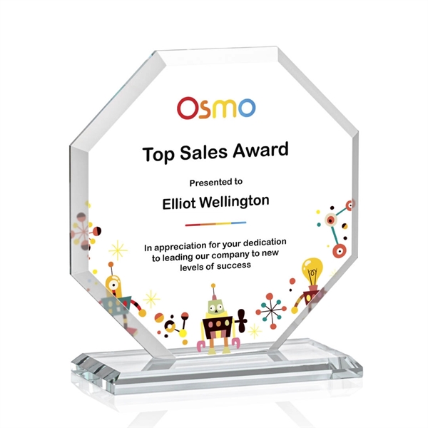 The Layland Award features a beautifully beveled Starfire Crystal Octagon mounted... from ASI 84592 St Regis Group / St Regis