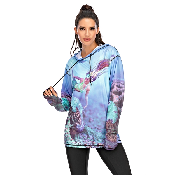 Performance Fishing Hoodie with Face Mask, Long Sleeve Shirt UPF50... from ASI 72657 Active Life Promo / Active Life Promo