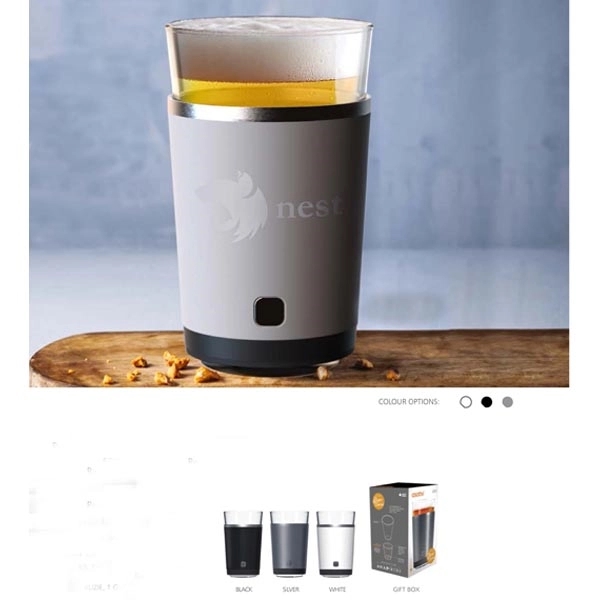 Vacuum insulated beer sleeve fits standard beer glasses and party cups.... from ASI 31518 ADNART