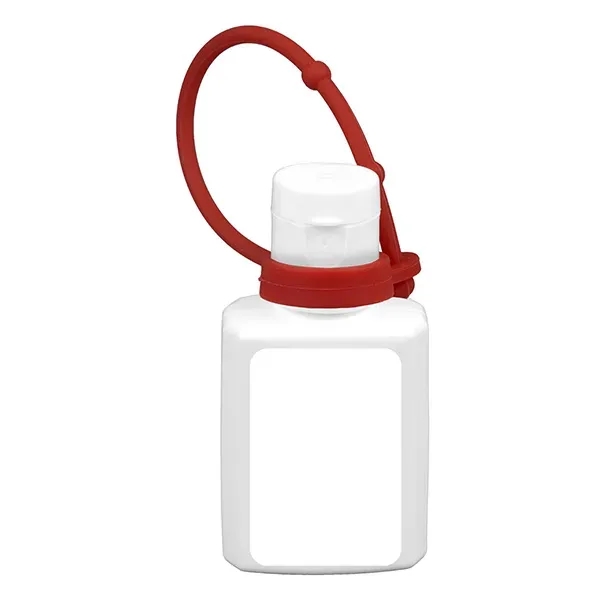 One ounce PE flip-top container of SPF30 sunscreen lotion with colored... from ASI 62660 Innovation Line