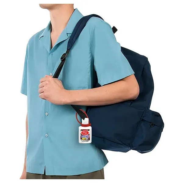 One ounce PE flip-top container of SPF30 sunscreen lotion with colored... from ASI 62660 Innovation Line