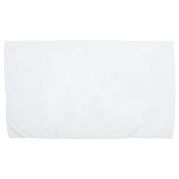 100% cotton terry velour white beach towel measuring 24" x 42"... from ASI 79750 Pro Towels