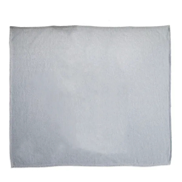 Cotton/polyester blanket with smooth jersey fabric on one side and cozy... from ASI 79750 Pro Towels