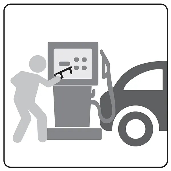 4" x 1 1/2" x 3/16" acrylic plastic touchless tool and... from ASI 62660 Innovation Line